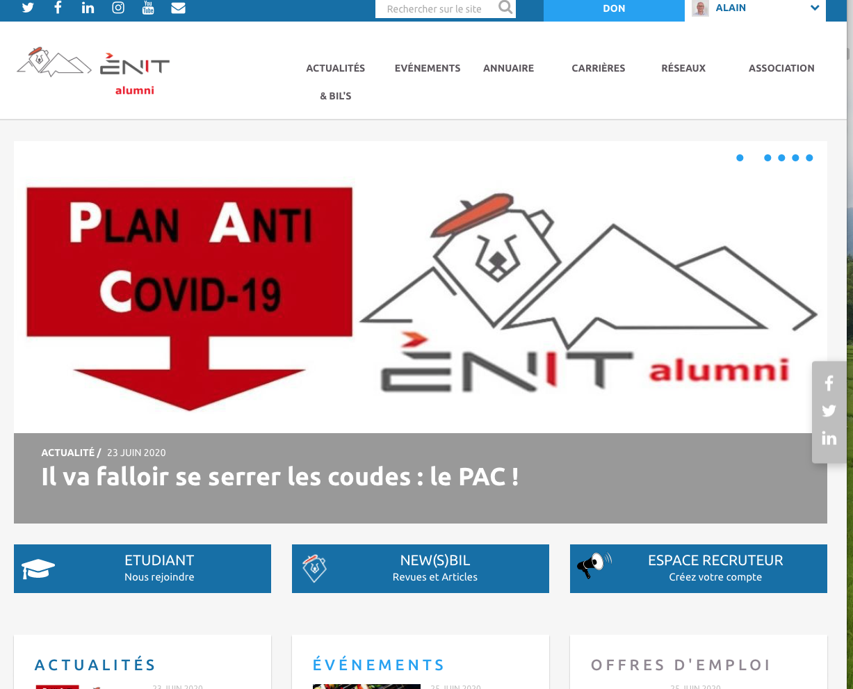 Tu vas bientôt arriver à l'ENIT