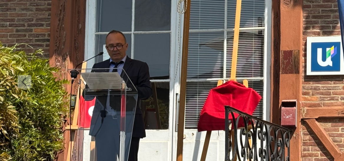 JY FOURQUET lors de l'inauguration de l'UTTOP