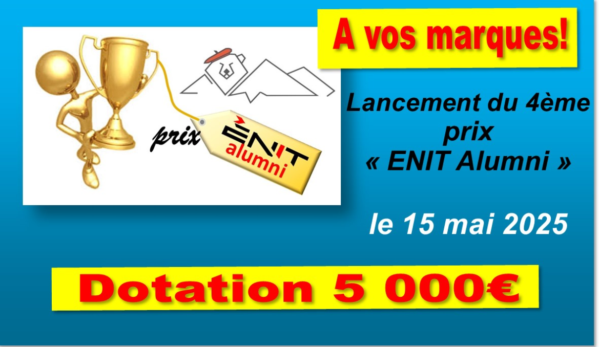Bientôt, le lancement des Prix ENIT Alumni