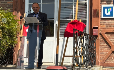 JY FOURQUET lors de l'inauguration de l'UTTOP
