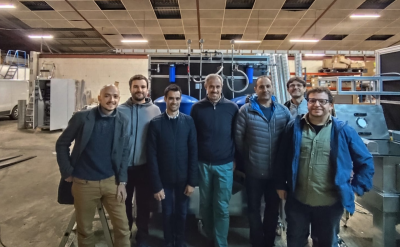 Le Groupe après la visite de EAS Ingénierie